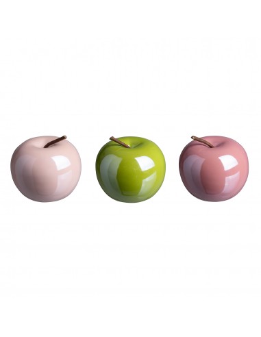 Manzana cerámica brillante 7cm