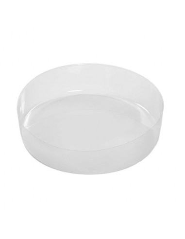 Paragüero redondo metal calado blanco