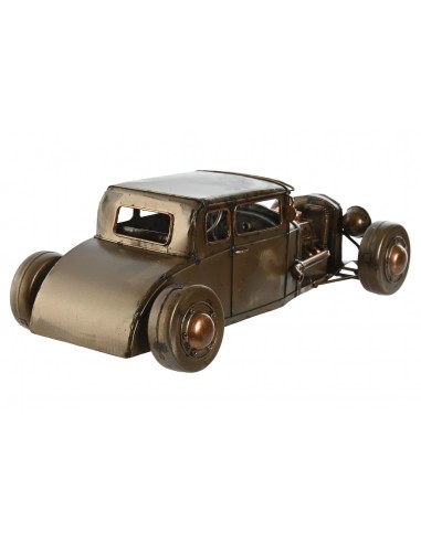 Coche metal vintage bronce 31cm