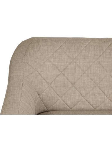 Sofá 2 plazas gris con patas de madera