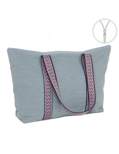 Bolso con cremallera azul... 2
