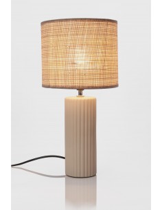 Lámpara de mesa cerámica y... 2