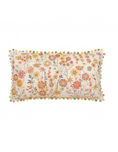 Cojín rectangular floral...