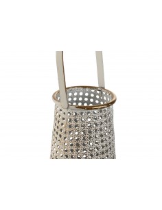 Portavelas metal cannage... 2
