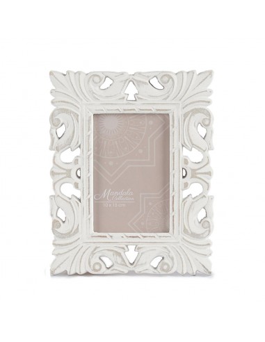 Marco foto madera blanco 10x15cm Kalpei Marco foto madera blanco 10x15cm Kalpei