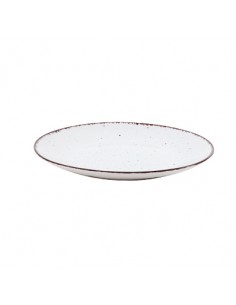 Plato llano blanco 27cm Burak 2