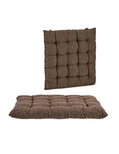 Cojín para silla marrón liso 40cm Alaya