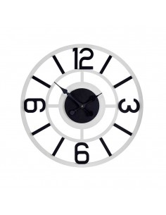 Reloj pared blanco y negro...