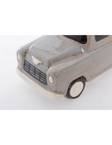 Figura camión cerámica con macetero