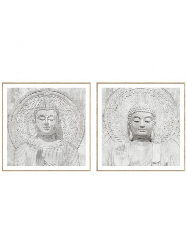 Cuadro lienzo enmarcado buda 60cm