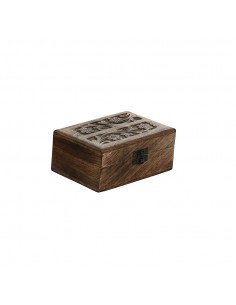 Caja joyero madera tallada...