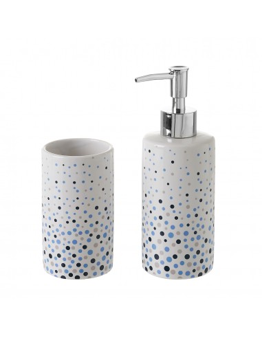 Set 2 accesorios de baño cerámica Ane