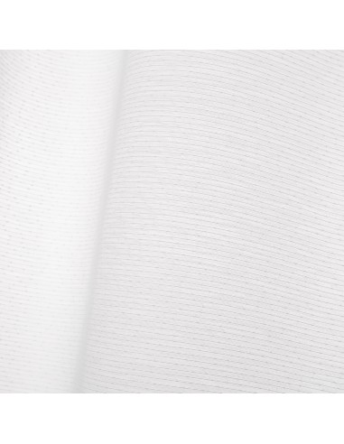 Cortina visillo blanco líneas...