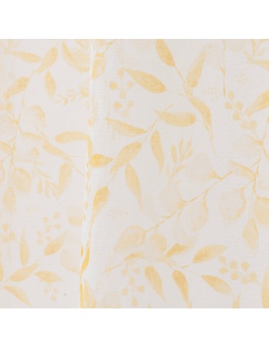 Cortina visillo amarilla 140x260cm Oliva