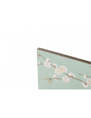 Cuadro rectangular rama almendro 50x20cm