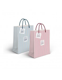Bolsa de papel rayas 23cm...