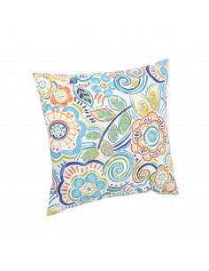 Cojín multicolor floral 43cm