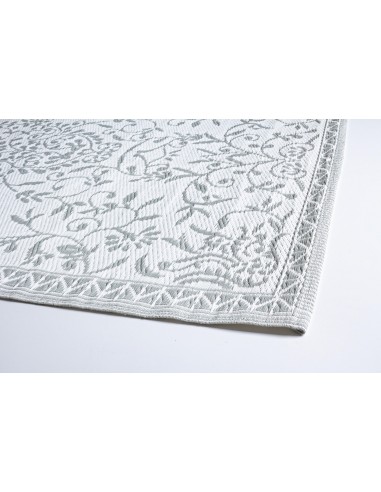 Alfombra rectangular exterior blanca...
