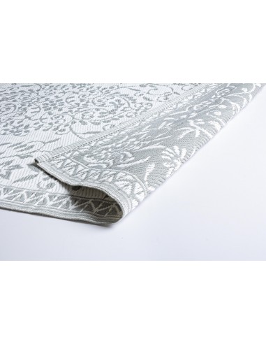 Alfombra rectangular exterior blanca...