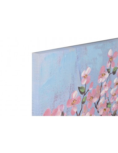 Cuadro lienzo florero almendro 70x100cm