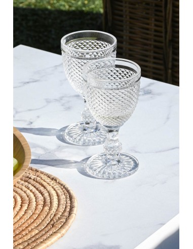 Copa cristal labrado transparente 325ml