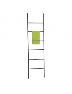 Escalera toallero metal negro