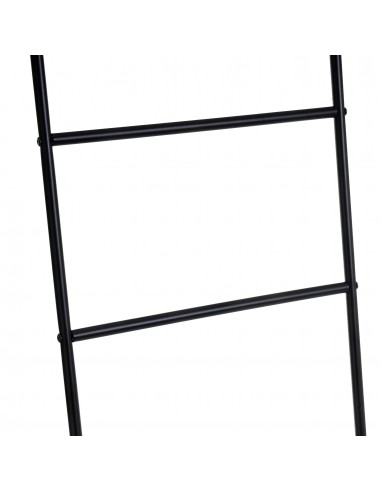 Escalera toallero metal negro
