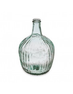 Damajuana rayada de vidrio... 2