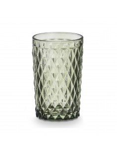 Vaso cristal verde 370ml...