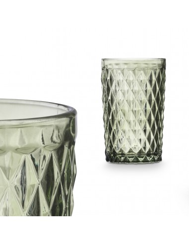 Vaso cristal verde 370ml Mileto