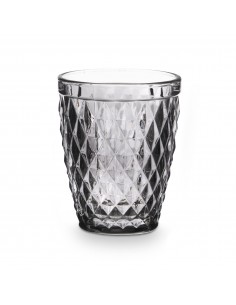 Vaso cristal gris 250ml Mileto