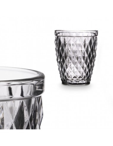 Vaso cristal gris 250ml Mileto Vaso cristal gris 250ml Mileto