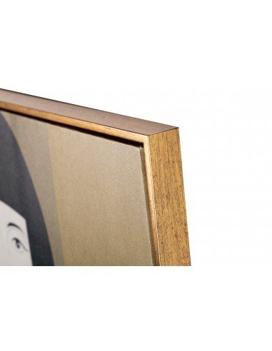 Cuadro lienzo enmarcado señora...