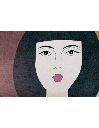 Cuadro lienzo enmarcado señora...