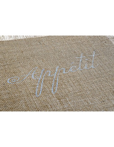 Mantel individual jute Bon appetit