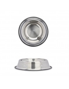 Comedero metalico mascota 26cm 2