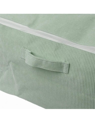 Caja tela pana verde almacenaje 38cm...