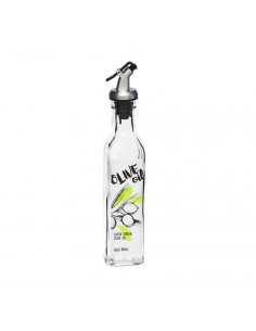 Aceitera cristal con tapón...