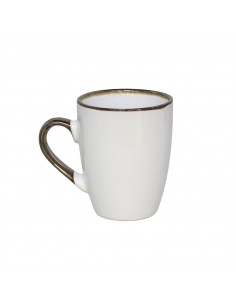 Taza mug vintage blanca y...