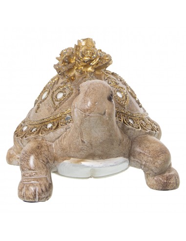 Figura decorativa tortuga dorada Figura decorativa tortuga dorada