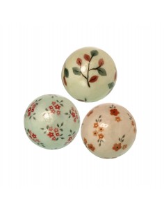 Bola decoración floral nácar 2