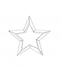 Estrella Navidad de metal...
