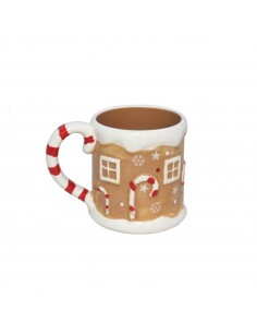 Taza mug casita navideña 280ml