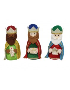 Figura tela Navidad Rey...