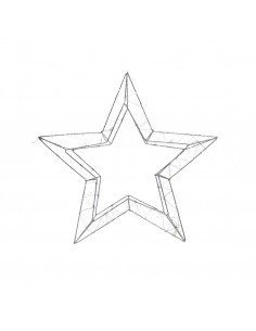 Estrella Navidad de metal...