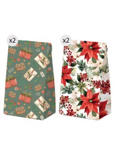Set 4 bolsas de regalo 32cm...