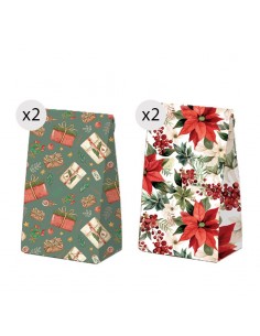 Set 4 bolsas de regalo 23cm...