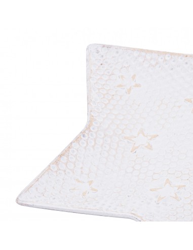 Bandeja estrella blanca 30cm Zendi