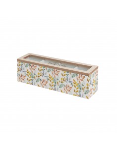 Caja madera infusiones 4...