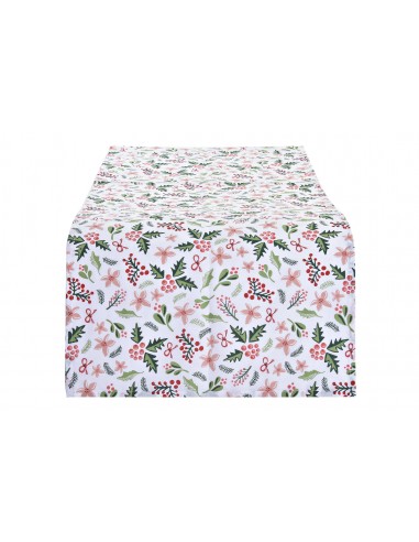 Camino de mesa muérdago Navidad Glim